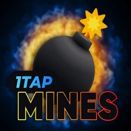 Official Casino Games logo: 1Tap Mines by Turbo Games at LuckyHills Casino