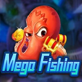 Mega Fishing logo by TaDa Gaming LuckyHills Casino
