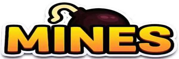 Mines online game logo by Turbo Games on luckyhillsbet.com