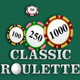 Roulette slot logo by OneTouch Games at LuckyHills Casino