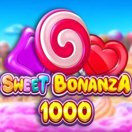 Sweet Bonanza 1000 slot visual from Pragmatic Play available on luckyhillsbet.com